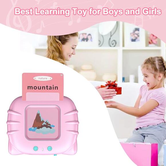 🔥Talking Sight Words Flash Cards Educational Makolle Pink BNWT🔥 - Picture 5 of 7